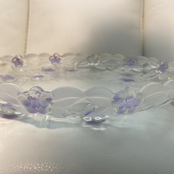 Mikasa Lavendar Floral Fields Serving Platter 13 inch Vintage - Picture 5 of 6